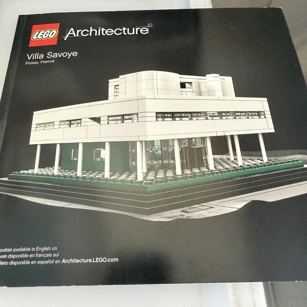 LEGO Architecture Villa Savoye 21014 Complete Built Box Manual RETIRED Set